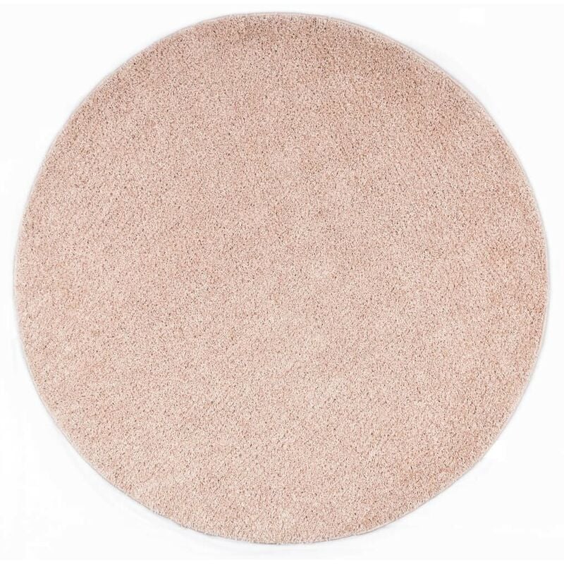 

Hommoo Alfombra de pelo rosa envejecido 67 cm