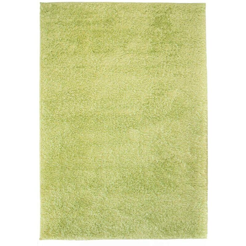 

Alfombra shaggy peluda 160x230 cm verde - Hommoo