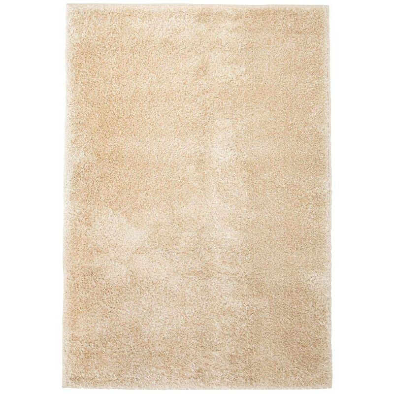 

Alfombra shaggy peluda 80x150 cm beige - Hommoo