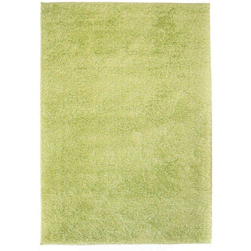 

Alfombra shaggy peluda 80x150 cm verde - Hommoo