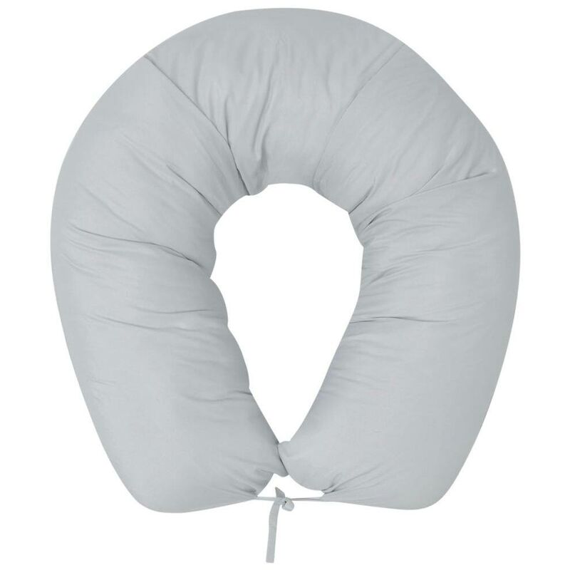 

Almohada de embarazo 40x170 cm gris - Hommoo