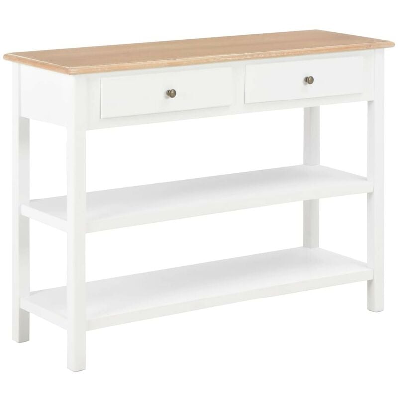 

Aparador de MDF 110x35x80 cm blanco - Hommoo