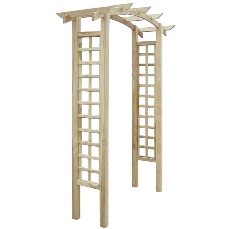 

Arco enrejado de jardín madera 150x50x220 cm - Hommoo