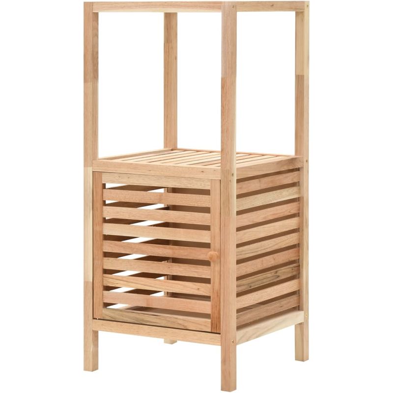 

Armario de cuarto de baño madera maciza nogal 39,5x35,5x86 cm - Hommoo