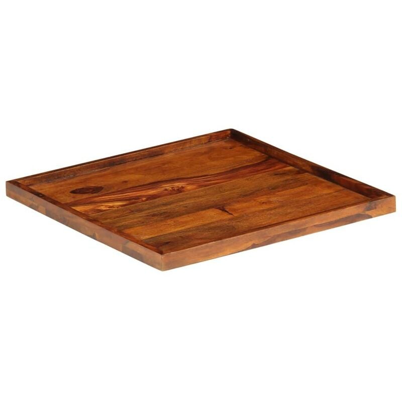 

Bandeja de madera maciza de sheesham 50x50 cm - Hommoo
