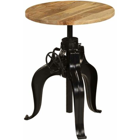 Hommoo Bar Table Solid Mango Wood 60x(76-110) cm VD11265