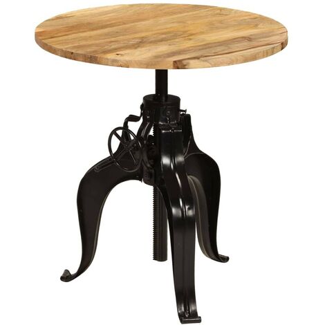 Hommoo Bar Table Solid Mango Wood 75x(76-110) cm VD11267