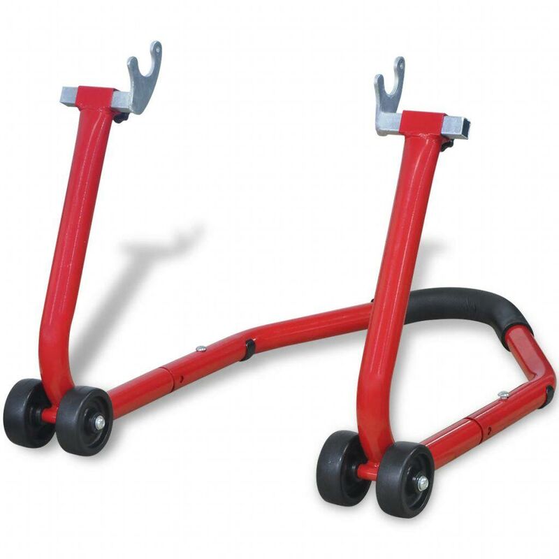 Béquille arrière de moto Rouge HDV04228 - Hommoo