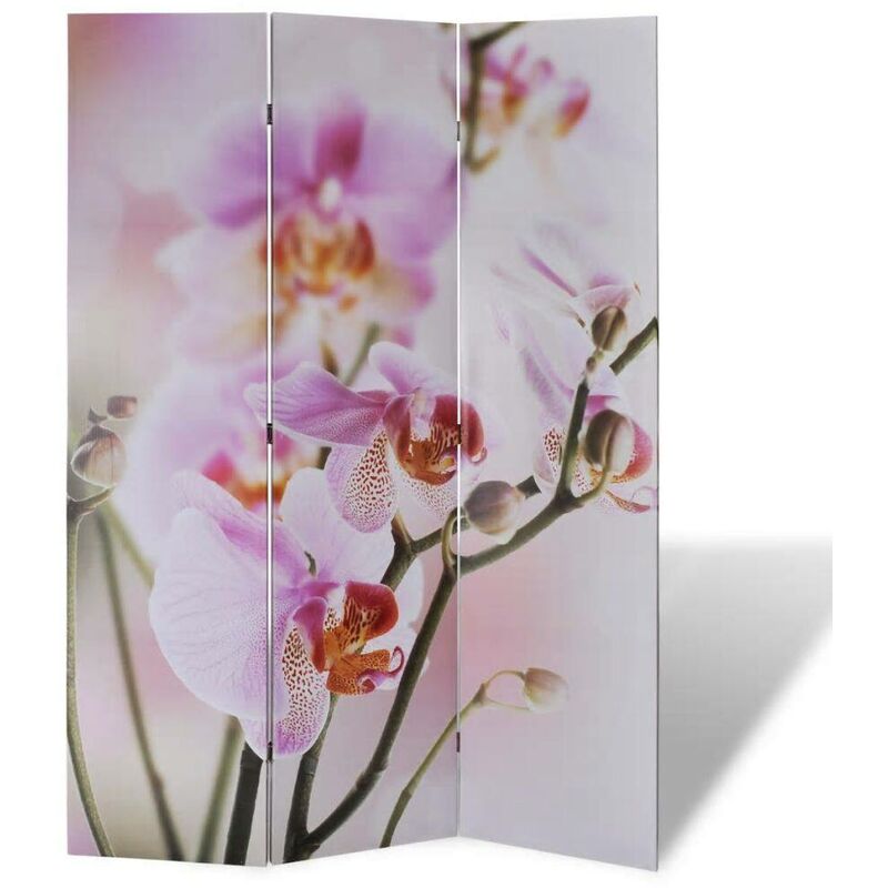 

Biombo divisor plegable 120x170 cm flores - Hommoo