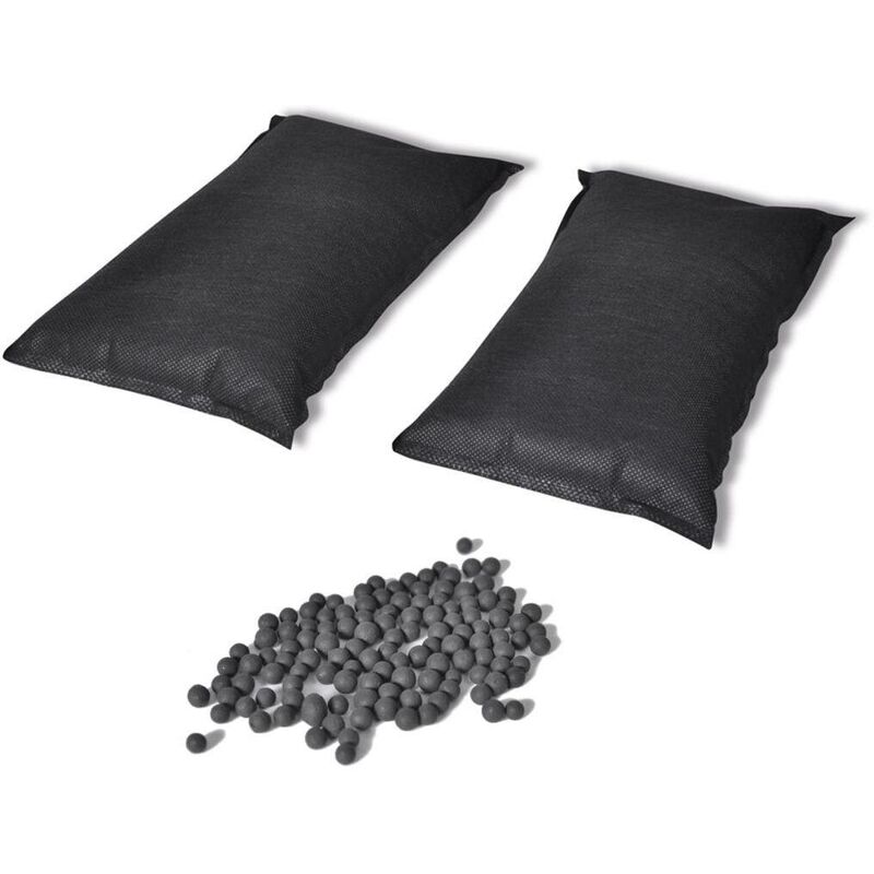 

Hommoo Bolsa desodorizante de carbón activado 2 unidades 2 kg
