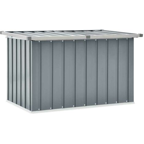 Arcón Jardín 114L Baúl Caja de Almacenaje con Tapa Cerradura Asas  Contenedor Carga 70kg para Patio Terraza Balcón 56 x 43 x 53cm - Costway