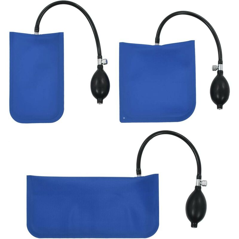 Hommoo Cales de pompe à air 3 pcs 2-50 mm 100 kg HDV07976