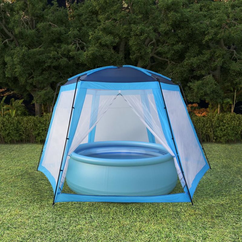 

Carpa para piscinas 500x433x250 cm azul - Hommoo