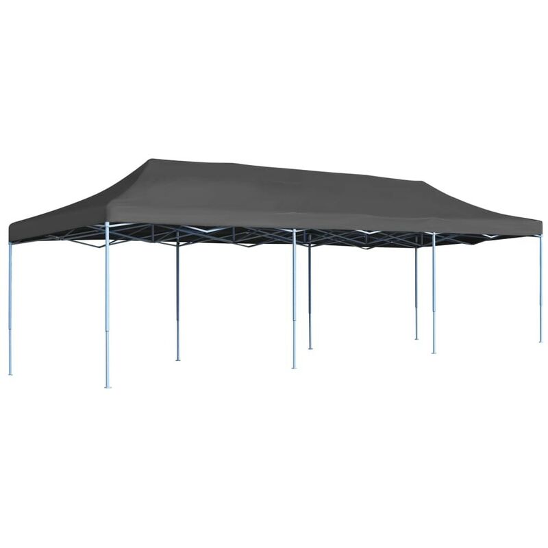 

Carpa plegable Pop-up 3x9 m gris antracita - Hommoo