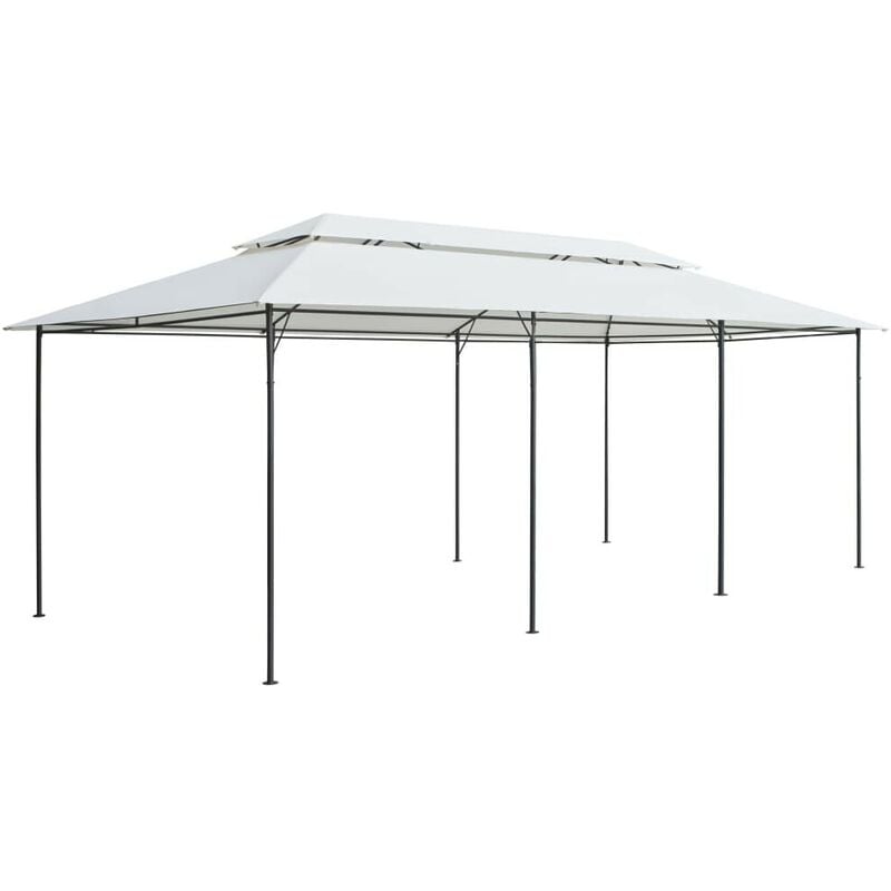 

Hommoo Cenador 600x298x270 cm blanco