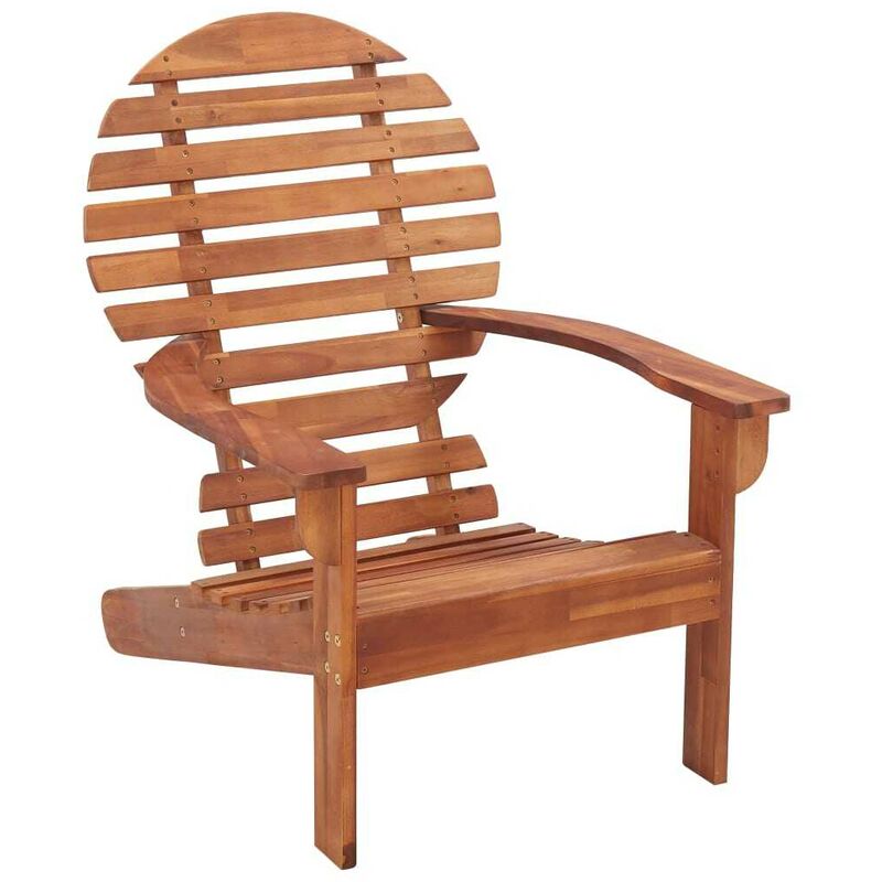 Hommoo Chaise Adirondack Bois d'acacia massif HDV45458