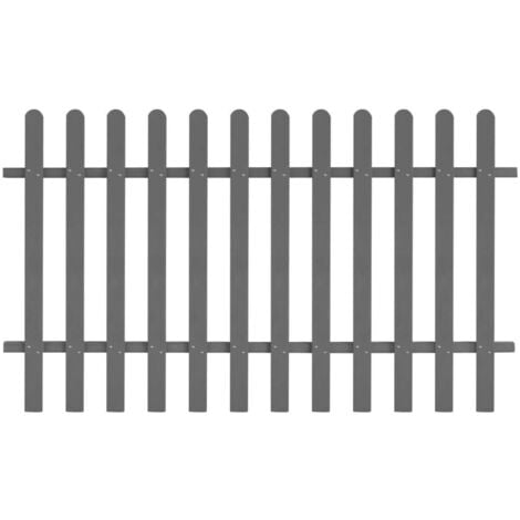 Bande brise-vue en résine tressée pour clôture rigide 19 x 255 cm (marron  foncé)