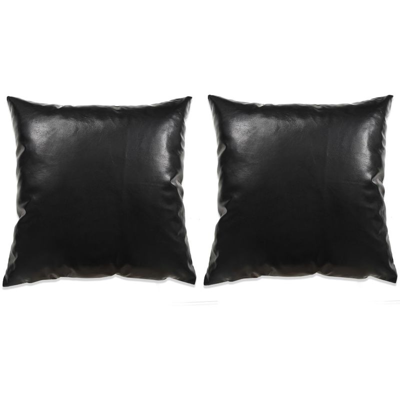 

Cojines de polieuretano negro 60x60 cm 2 unidades - Hommoo