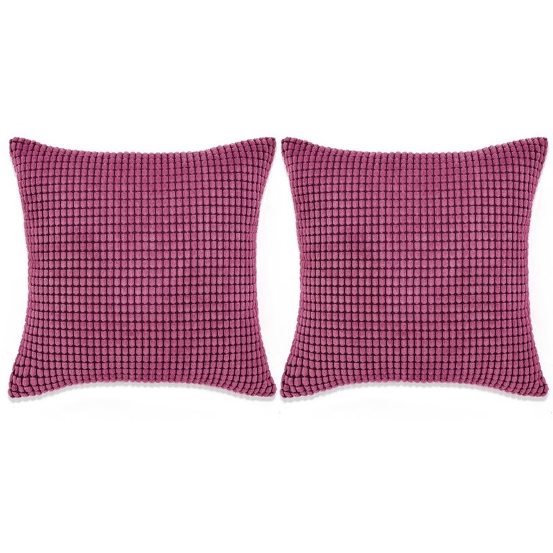 

Cojines de terciopelo 60x60 cm rosa 2 unidades - Hommoo