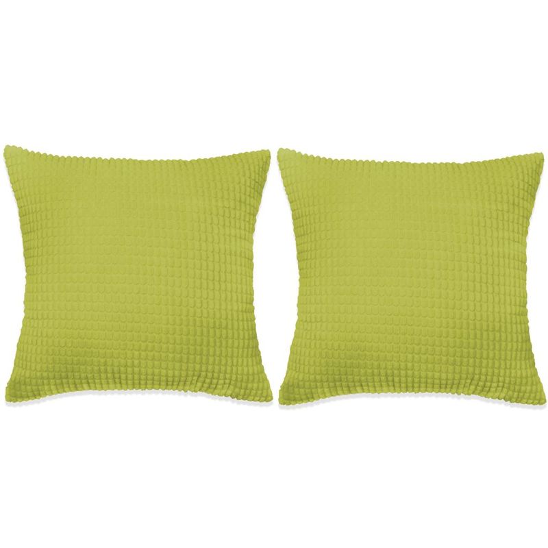 

Cojines de terciopelo 60x60 cm verde 2 unidades - Hommoo