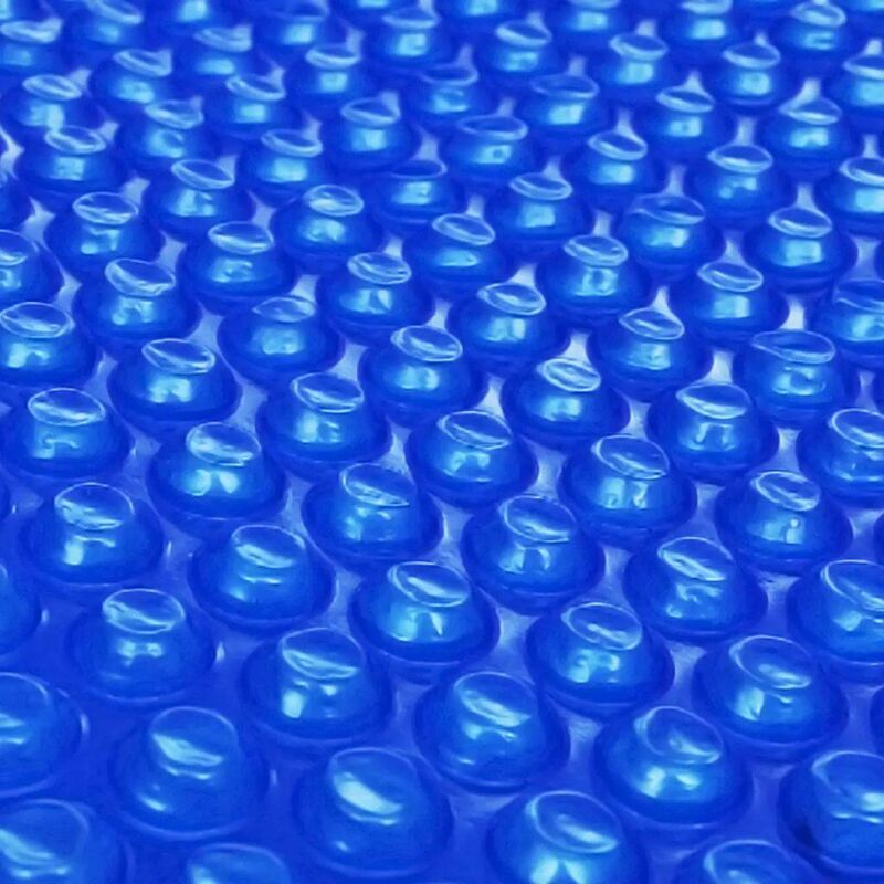 

Cubierta solar de piscina de PE redonda y flotante 300 cm azul - Hommoo