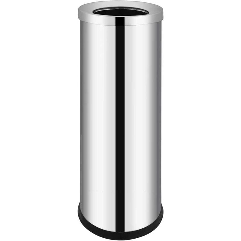 

Cubo de basura para hotel de acero inoxidable 32 L - Hommoo