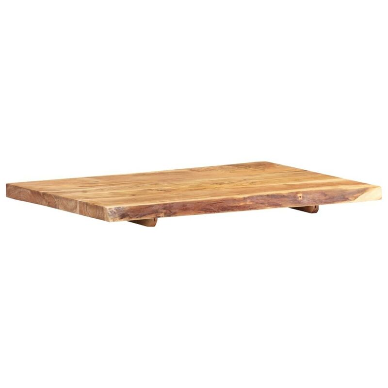 

Encimera para armario tocador madera maciza acacia 80x55x3,8cm - Hommoo