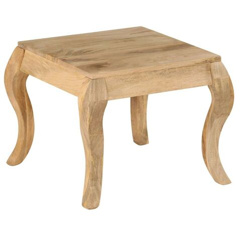 Hommoo End Table 45x45x40 cm Solid Mango Wood VD13026
