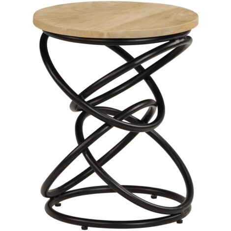 Hommoo End Table Solid Mango Wood 40x50 cm VD13204