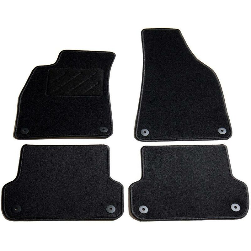 Ensemble de tapis de voiture 4 pcs pour Audi A4 HDV01819 - Hommoo
