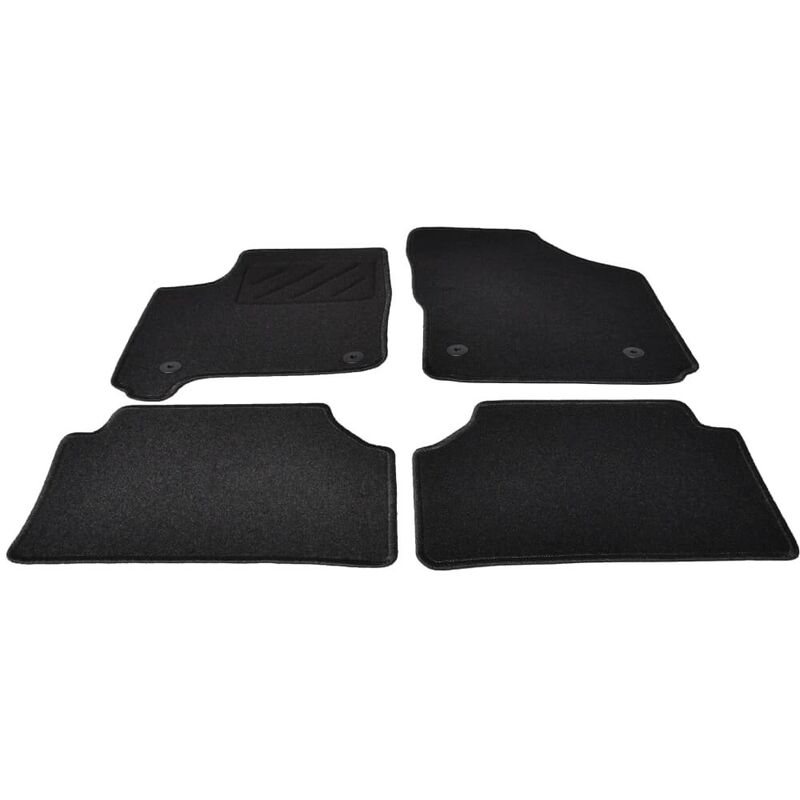 Hommoo Ensemble de tapis de voiture 4 pcs pour Opel Meriva A HDV01841