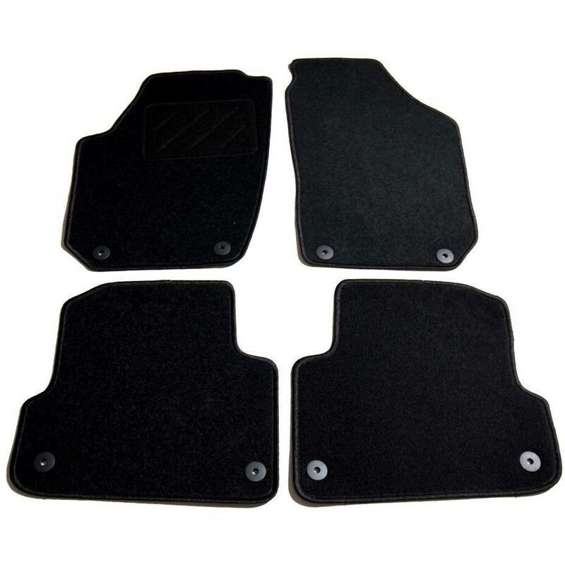 Ensemble de tapis de voiture 4 pcs pour Skoda Fabia II HDV01867 - Hommoo