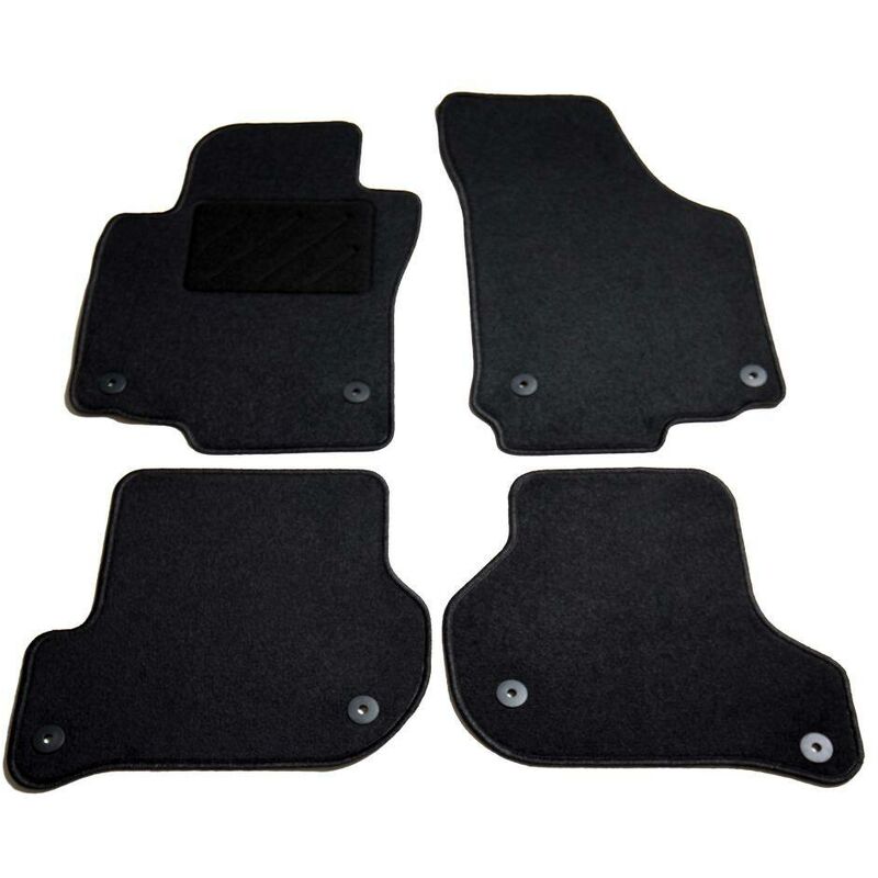 Ensemble de tapis de voiture 4 pcs pour Skoda Octavia II HDV01869 - Hommoo