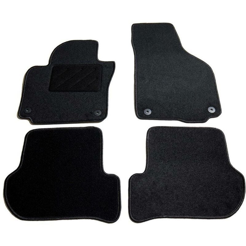 Ensemble de tapis de voiture 4 pcs pour Skoda Yeti HDV01871 - Hommoo