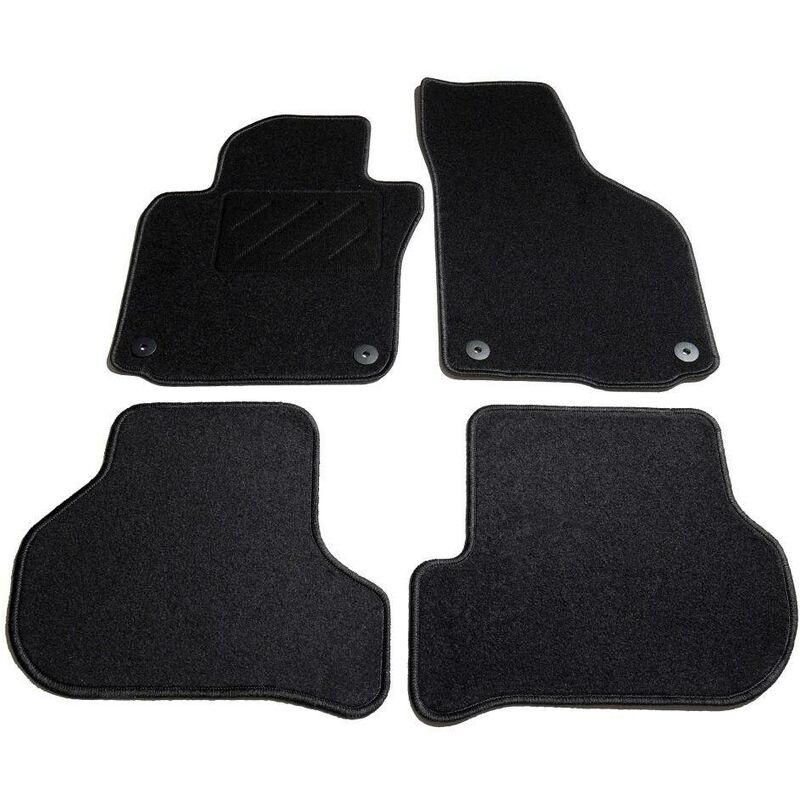 Ensemble de tapis de voiture 4 pcs pour VW Golf 5/6 Scirocco HDV01810 - Hommoo