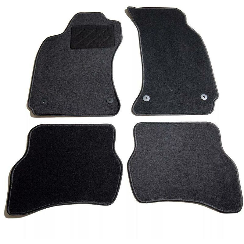 Hommoo Ensemble de tapis de voiture 4 pcs pour VW Passat HDV01805