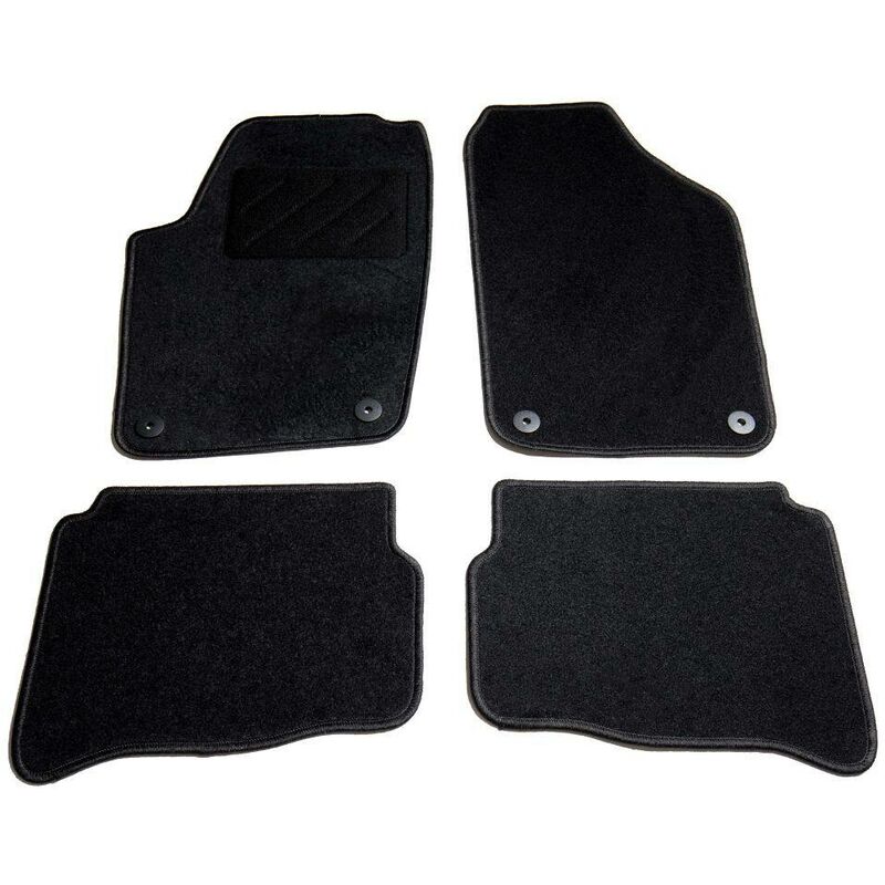 Ensemble de tapis de voiture 4 pcs pour VW Polo IV HDV01801 - Hommoo