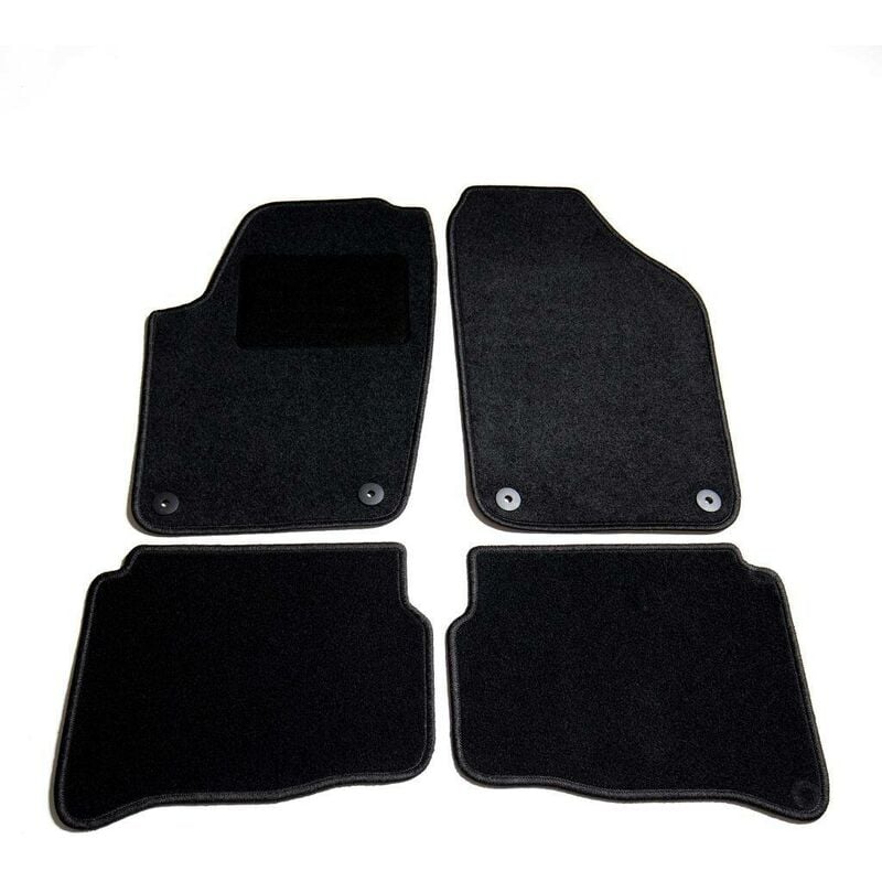 Ensemble de tapis de voiture 4 pcs pour VW Polo IV HDV01802 - Hommoo