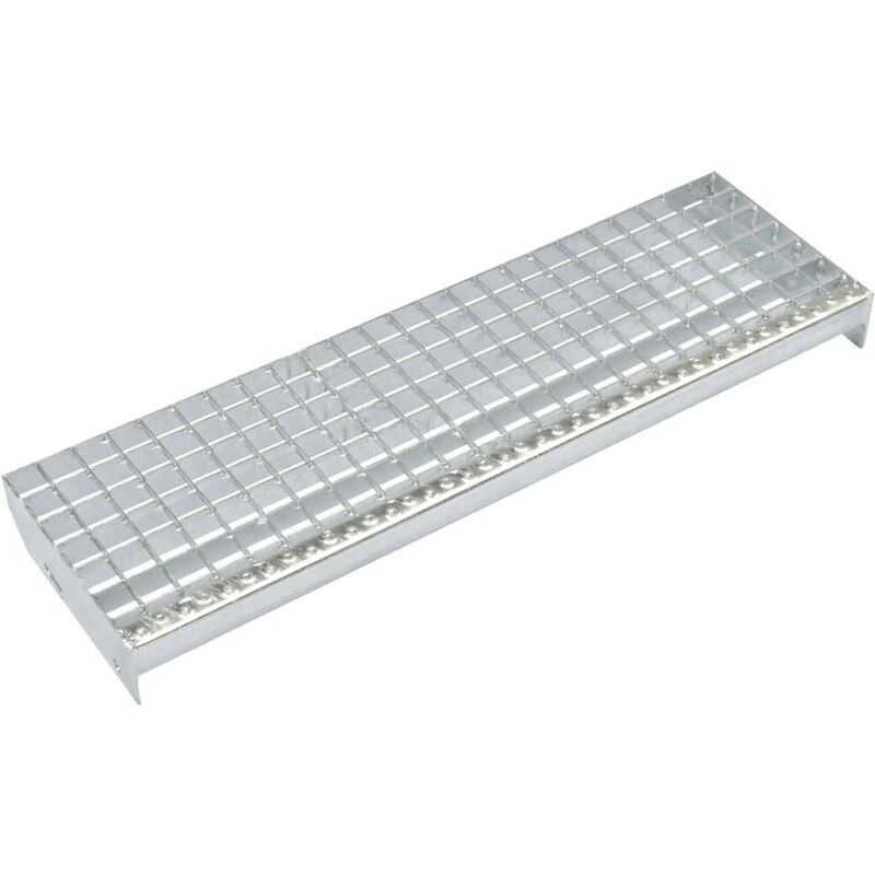 

Escalones 4 uds Press-locked acero galvanizado 800x240 mm - Hommoo