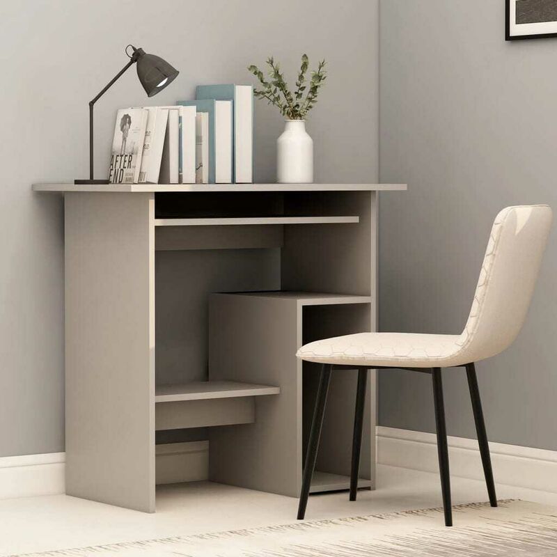 

Escritorio de aglomerado gris 80x45x74 cm - Hommoo