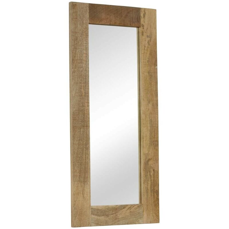 

Espejo de madera maciza de mango 50x110 cm - Hommoo
