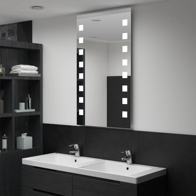 

Espejo de pared de baño con LED 60x100 cm - Hommoo