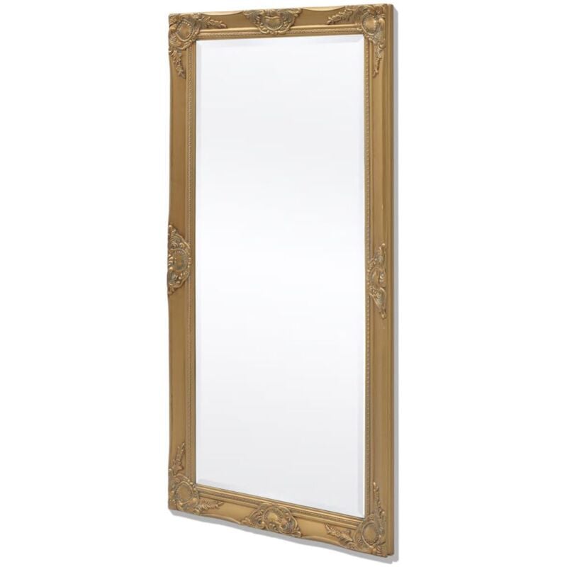

Espejo de pared estilo barroco dorado 120x60 cm - Hommoo