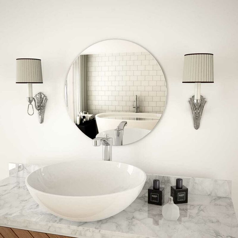

Espejo de pared redondo vidrio 50 cm - Hommoo