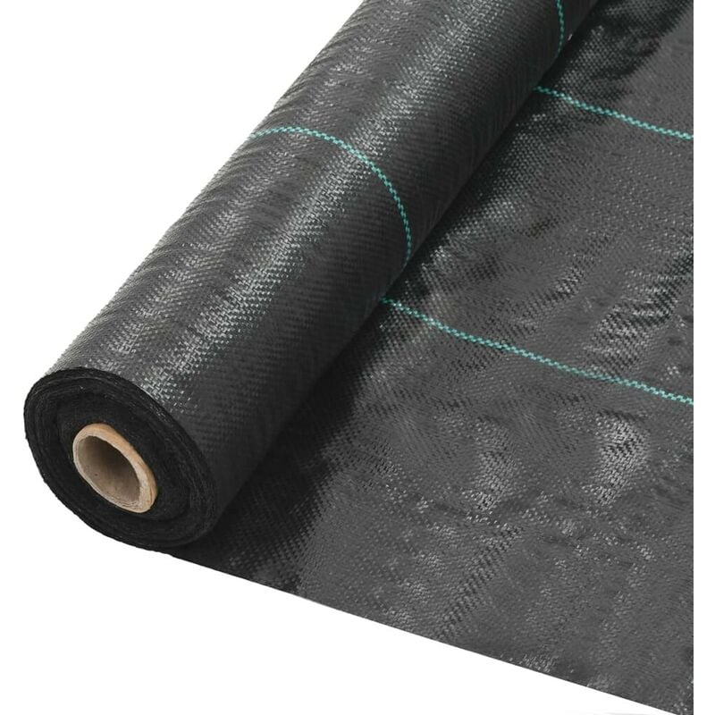 

Estera de control de malezas y raíces PP negro 2x150 m - Hommoo
