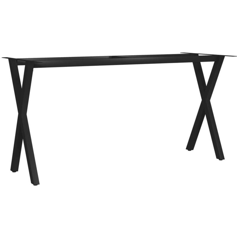 

Estructura de mesa de comedor en forma de X 140x60x72 cm - Hommoo