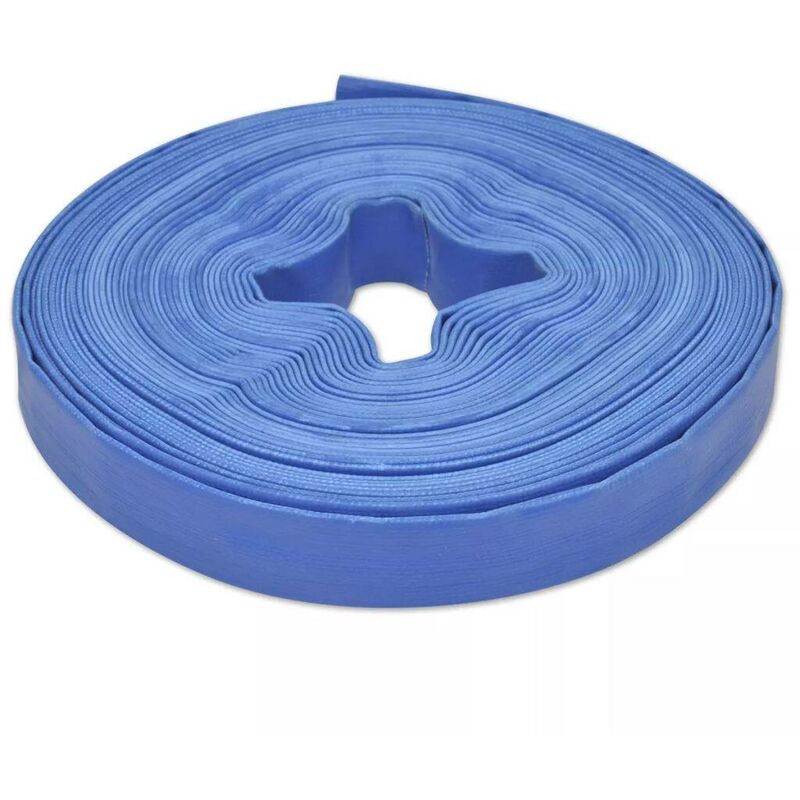 Flat Hose 25 m 1' PVC Water Delivery VD03994 - Hommoo
