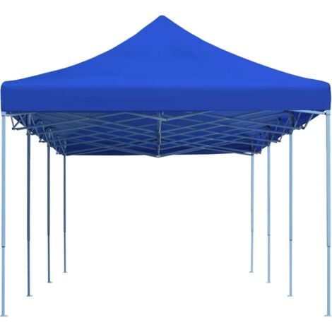Hommoo Folding Pop-up Party Tent 3x9 m Blue VD29143