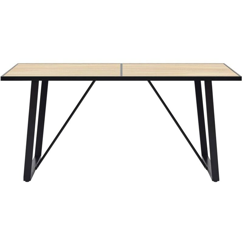 

Hommoo Juego de comedor 7 piezas cuero sintético gris