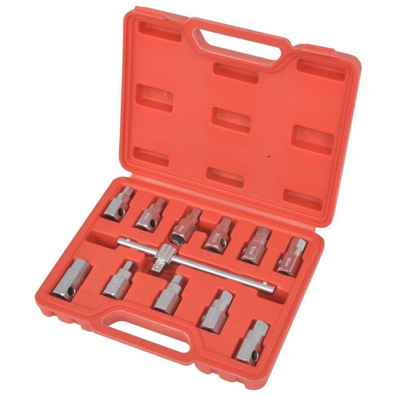 Hommoo Kit de clés de carter de vidange d'huile 3/8' HDV07614